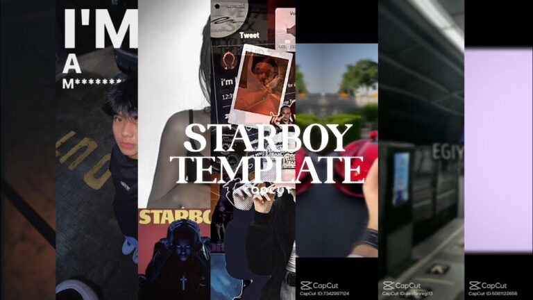 The Weekend - Starboy CapCut Template